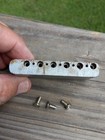 Vintage Pre-cbs 1960 Fender Stratocaster Strat Bridge Steel Block 1950 s 1960s