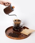 Pour Over Coffee Maker Set 12oz Coffee Kettle 100 Filters 4 In 1 For Home office