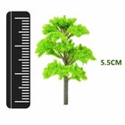 50pcs 55mm Ho Scale Model Trees Train Railroad Wargame Park Landscape Scenery Us