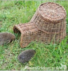 Hedgehog House Shelter Large 50cm Rattan Wicker Basket Outdoor Hibernation