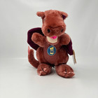 Vintage 1983 Dakin Purple Burgundy Red Purple Dragon Plush 10    Stuffed Animal