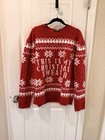 Men   s Xl Ugly Christmas Sweater Red    this Is My Christmas Sweater    Nwt