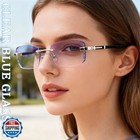 Zllcxr Clarity Blue Glasses  Automatic Adjustment Eye Glass  For 