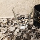 Lot Of 3 Vintage Jack Daniel s  Shot Glasses  Excellent Cond  2 Clear 1 Black