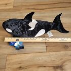 Vtg Rare 2000 Wyland 18  Orca Killer Whale Dakin Plush Stuffed Animal Toy Sounds