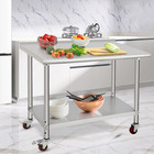 Stainless Steel Prep Table 24 36 48 60 70   Nsf Commercial Kitchen Work Table