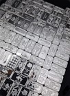    lot Of  10  1g 999 Fine Silver Bars - Investment Grade Bullion 