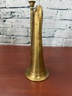 Vintage Military Style Cavalry Bugle Signal Horn Display Brass