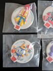 6 Vintage 1988 Mcdonalds Olympic Team Grimace Ronald Fry Guy Clips Sealed  sm 