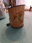 Vintage Hall Orange Poppy Flour Sifter