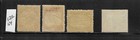 Cook Islands Scott  115 122-24 1944-46 High Values Wmk 253 - Mint Never Hinged