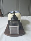Vintage Ht Armin Trosser Wall Coffee Grinder Ceramic Delft Blue Windmill German