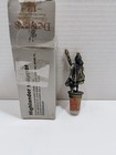 Dewar s 12 Scotch Whiskey Bottle Stopper Scottish Highlander Bronze Metal 4 