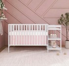 Dream On Me Synergy 3-in-1 Convertible Full-size Baby Crib   Changer  White