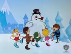 Frosty The Snowman Dancing Limited Edition Sericel Animation Art Cel 11  X 14 
