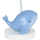 Lambs   Ivy Bubbles   Squirt Hand Painted Whale Lamp With Blue Shade And Bulb