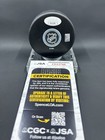 Simon Wang Haoxi Signed San Jose Sharks Hockey Puck Jsa