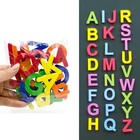 Abc Magnetic English Letters Educational Fridge Stickers Toy For Kids Gift