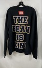 I Hate Snkrs Men s Black Kobe Bryant The Bean Is King Graphic Sweatshirt Sz Xl