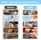 Jewelry Cleaning Brush Set With Polishing Cloth And Needles For Silver Gold