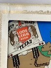 Lone Star Beer Vintage Carnival Glass   the Party   s Over    Mirror 6 X 6