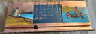 Vtg Perpetual Desk Calendar  glacier National Park  Native American Theme  Works