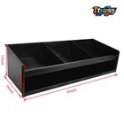 Helmet Bay Holder Rack For Trailer Garage Shop Storage Organizer Black Aluminum