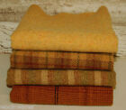 Hand Dyed Rug Hooking Wool Mill-dyed    lions  Tigers  Tabbies      oh My      4-pc 