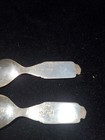 Vintage Norwegian Silver  830 Salt Spoons   Set Of Two