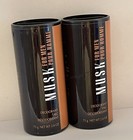 Lot Of 2 Vintage New Old Stock Avon Musk For Men Deodorant Body Talc 2 6 Oz 75g