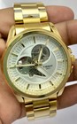 Refurbished Tissot Silver-dial Open-heart Automatic Gold Tone Men   s Luxury Watch