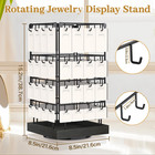 360 Rotating Earring Cards Organizer Holder Stands For Selling Vendors  64 Hooks
