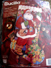 Bucilla Needlepoint Stocking Kit  Christmas Eve  Santa  Toys  Gillum  60740  18 
