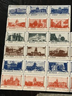 House Of Seagram Salute To The 48 States Cinderella Stamp Sheet  Orig Pkg