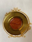 Vintage Powder Box Puff Box  Powder Compact With Mirror Rare Old Ussr