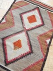 Antique   Vintage Navajo Indian Regional Design Rug - Nice Size   Colors