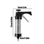 Cookie Press Set Stainless Steel Kitchen Tool With 13 Discs 8 Piping
