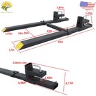 W  Stabilizer Bar 4000lbs Clamp On Pallet Forks Bucket Quick Attach 60  Tractor