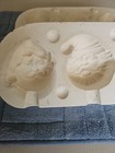Vintage Specialty 430 Santa Heads Christmas Ceramic Slip Cast Mold