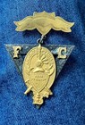 Knights Of Pythias  F c b   Pin-back  W  Suspension Hanger  Multi-piece