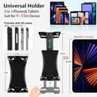  Tablet Ipad Wall Mount Holder With Long Arm 360   Adjustment For 4 15inch 
