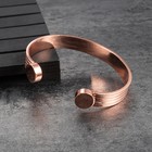 Copper Magnetic Cuff Bracelet Men Adjustable Stripe Vintage Health Jewelry