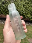    rare    Civil War Era Us Navy 8-side Pepper Bottle  Aqua Glass  Excellent