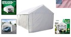 Carport Sidewalls For Domain Canopy  White  4 Panels