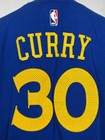 Steph Curry  30 Golden State Warriors Nba Adidas Blue Jersey T-shirt Mens 2xl