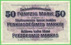 Germany Lithuania Poland Kowno 50 Mark 1918 Pr132   Aunc- Unc  