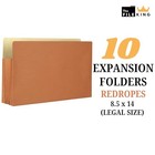  Expanding Accordion File Folder - Legal Size   3 5  Expansion Box Of 10