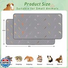 Lwymx 2pcs Guinea Pig Cage Liners guinea Pig Fleece Cage Liners24  x48   Supe