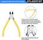 2pcs Wire Cutters Side Cutter Cable 6 5  Heavy Duty Cutting Pliers Carbide Steel