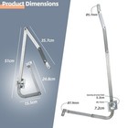 55-2 Attic Ladder Hinge Arms Replacement Kit Compatible With Werner Mk5  Wu22   